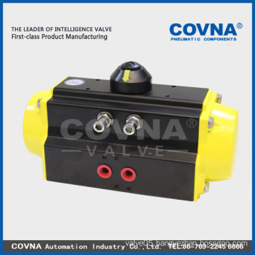 Double-acting pneumatic valve actuator